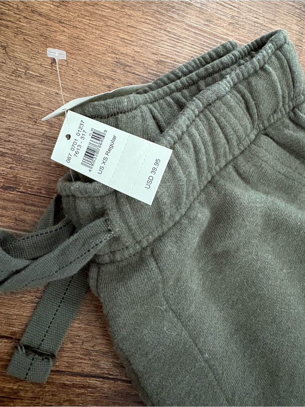 aerie Olive Green Drawstring Joggers